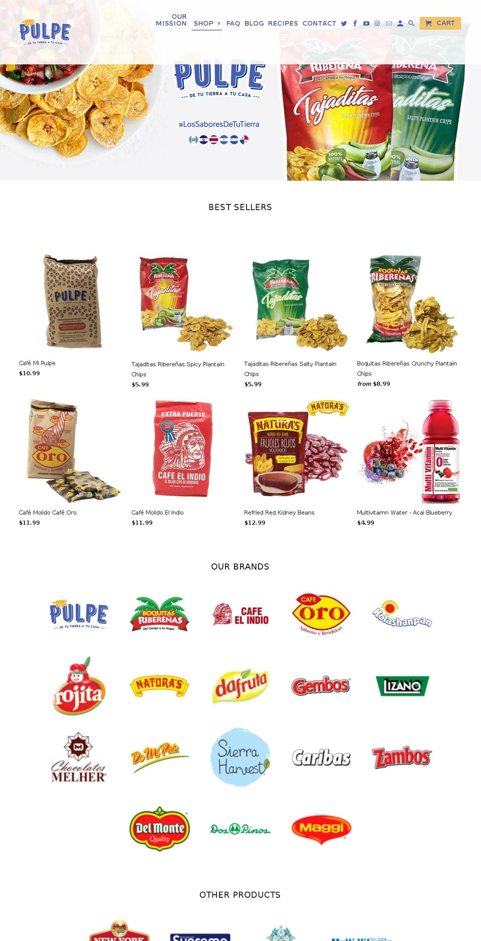 lapulperia.com — Shopify storefront screenshot