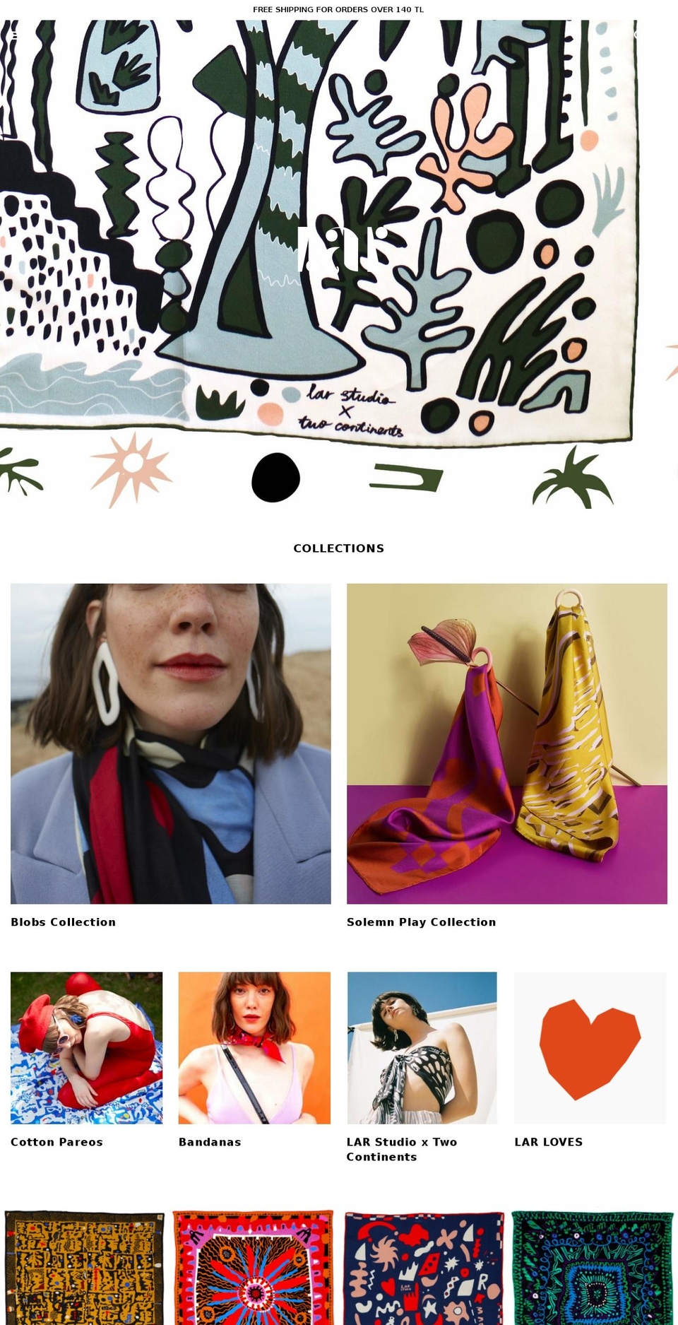 lar-is.com — Shopify storefront screenshot