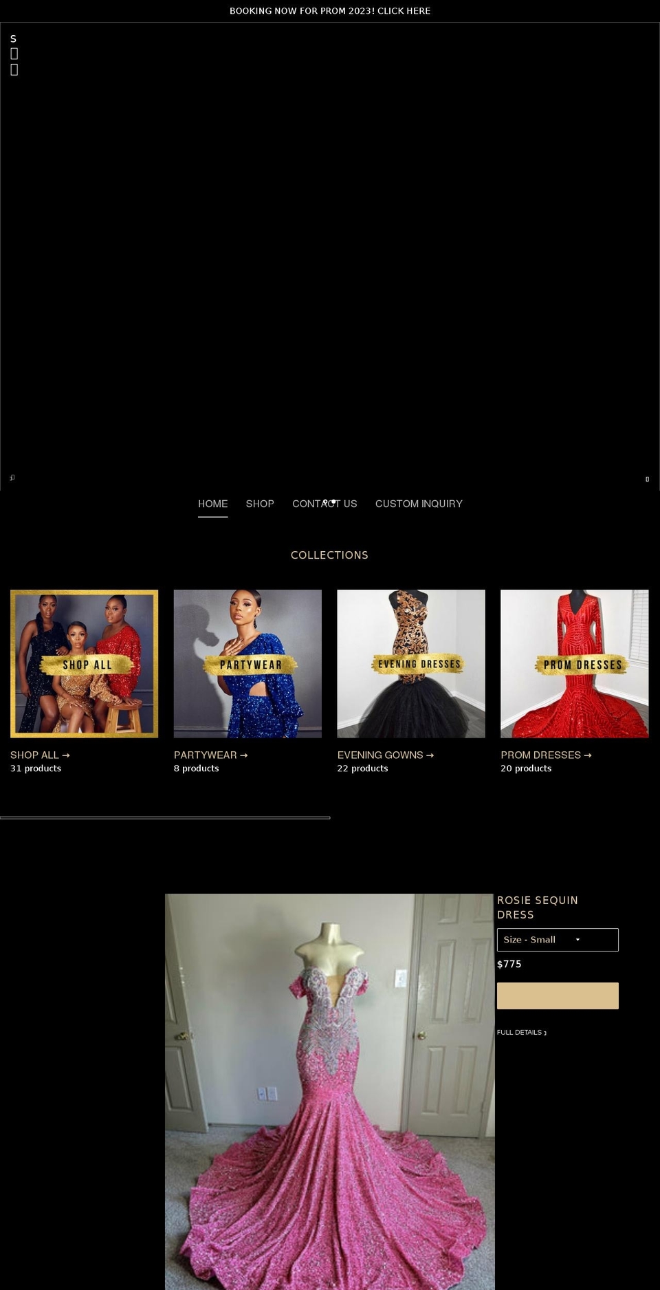 larapeters.co.uk shopify website screenshot