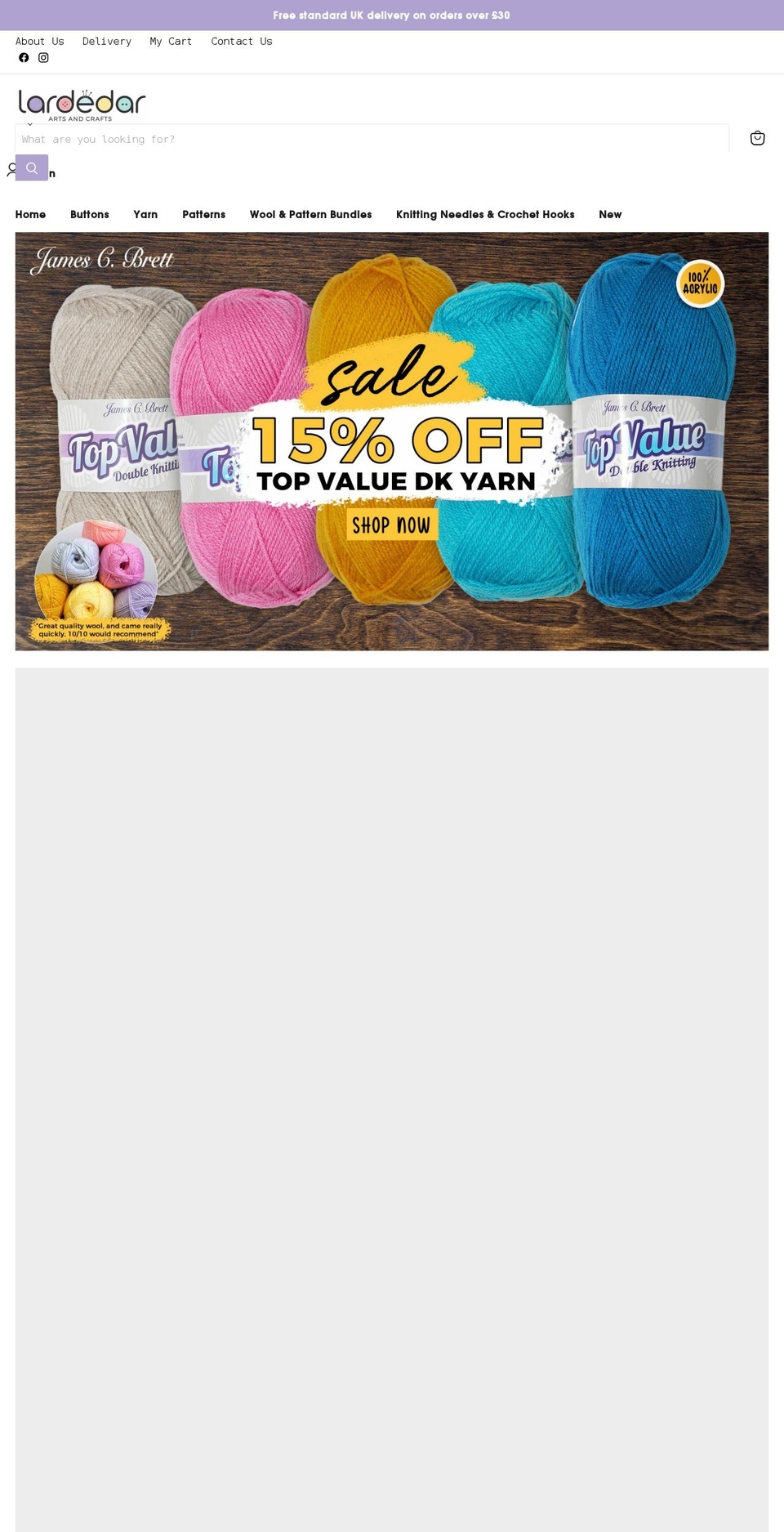 lardedar.com shopify website screenshot