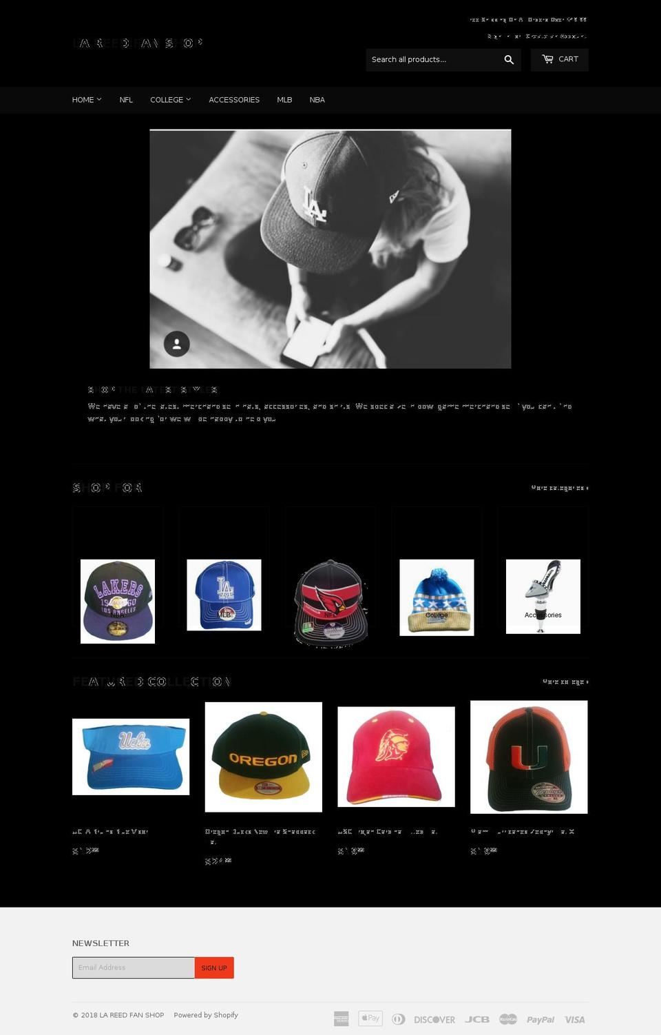 lareedfanshop.com — Shopify storefront screenshot