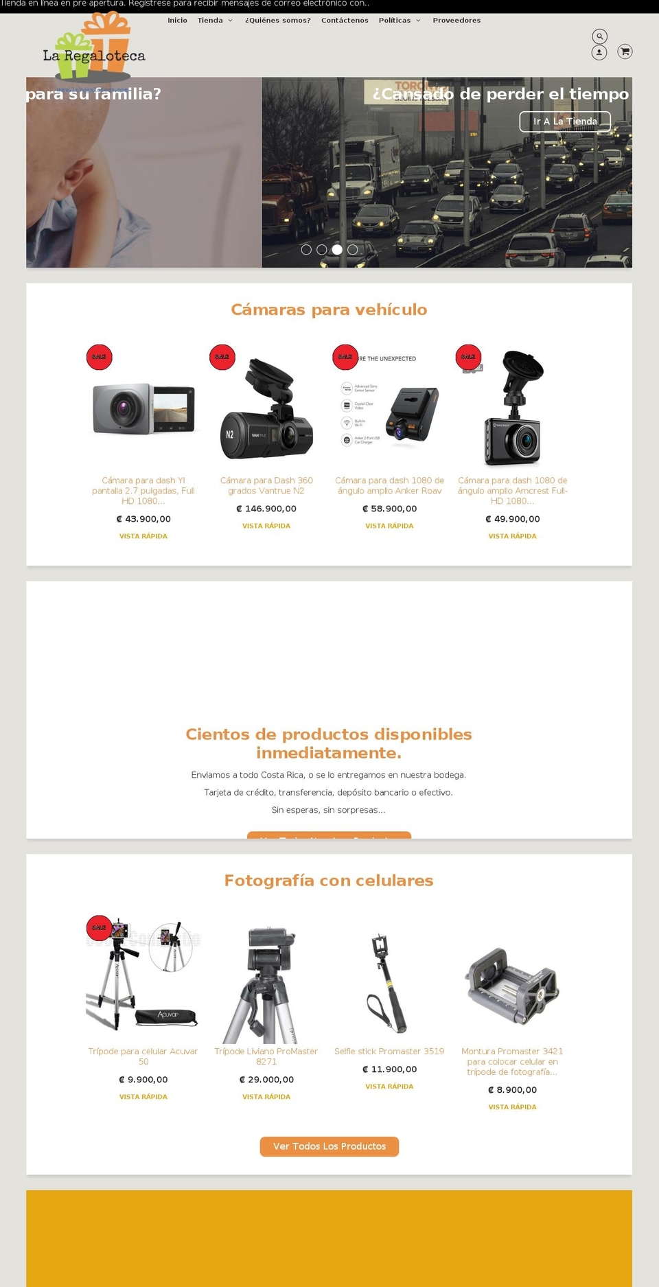 laregaloteca.com — Shopify storefront screenshot