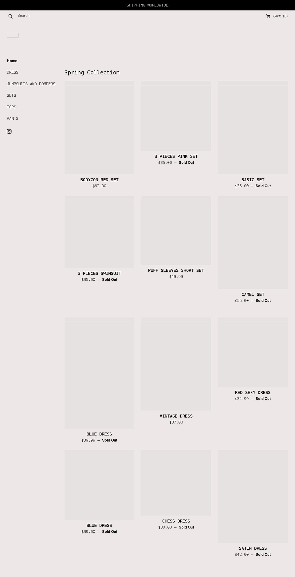 larenhstore.com shopify website screenshot