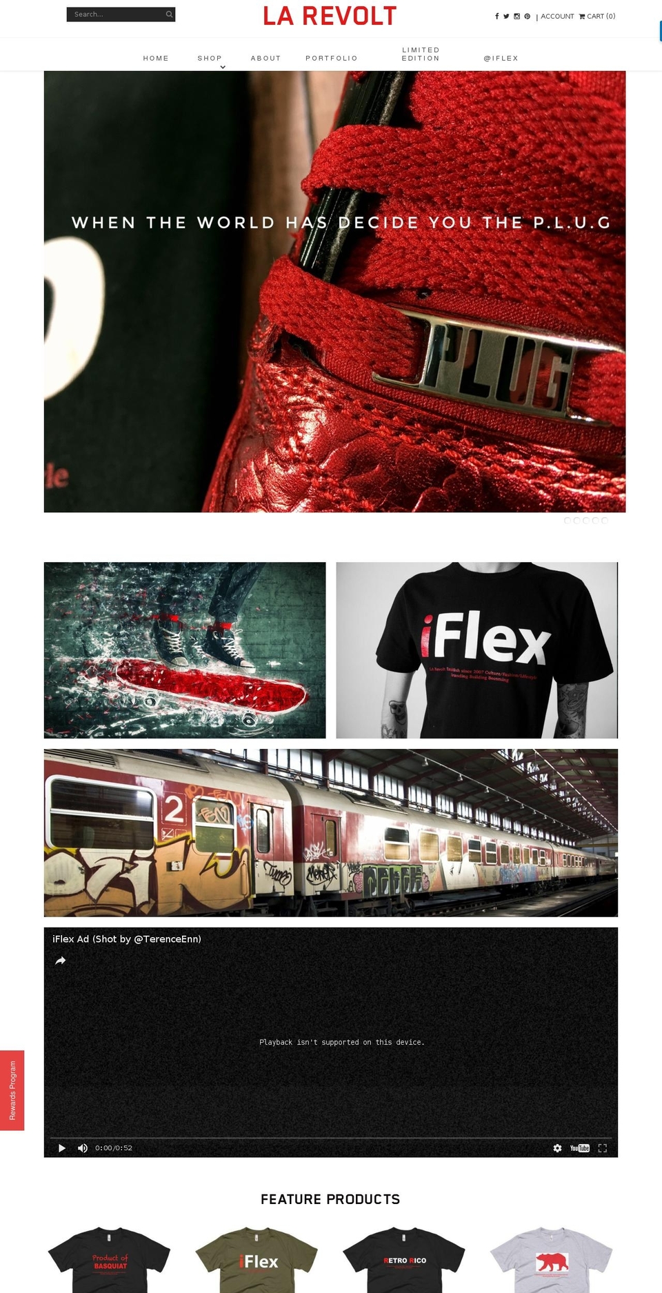 larevolt.com shopify website screenshot