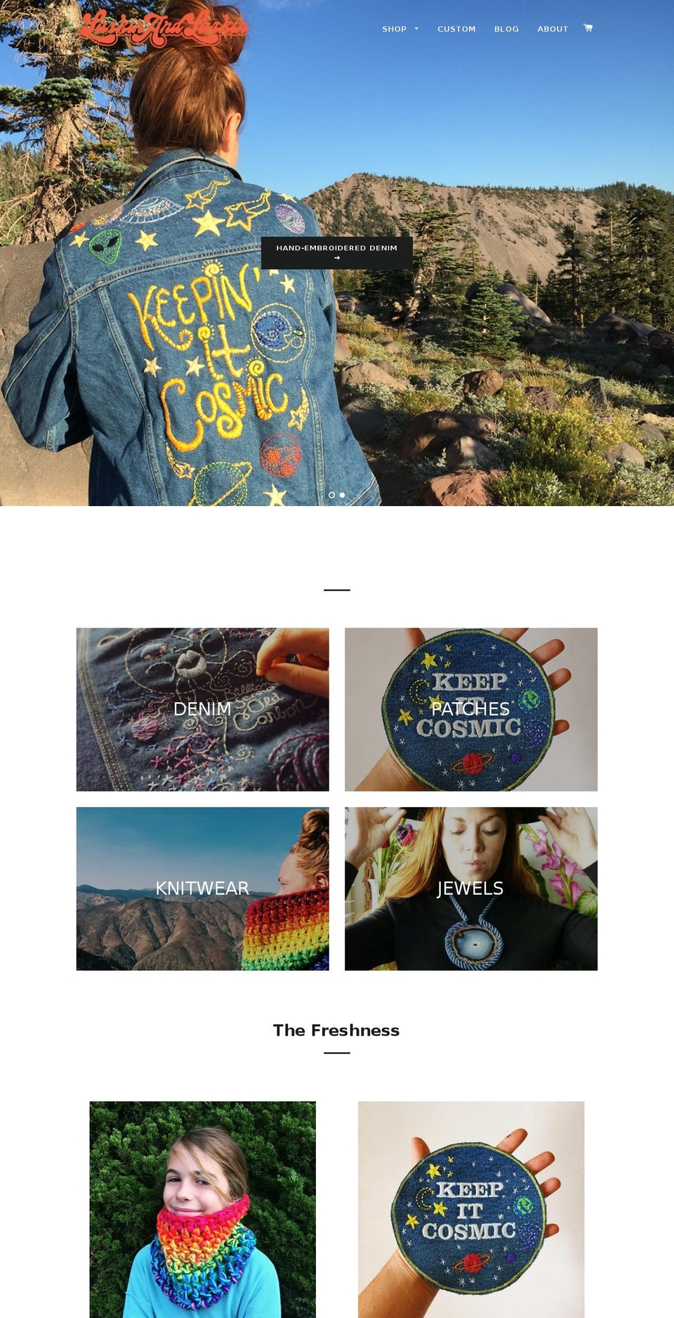 larkinlarkin.com shopify website screenshot