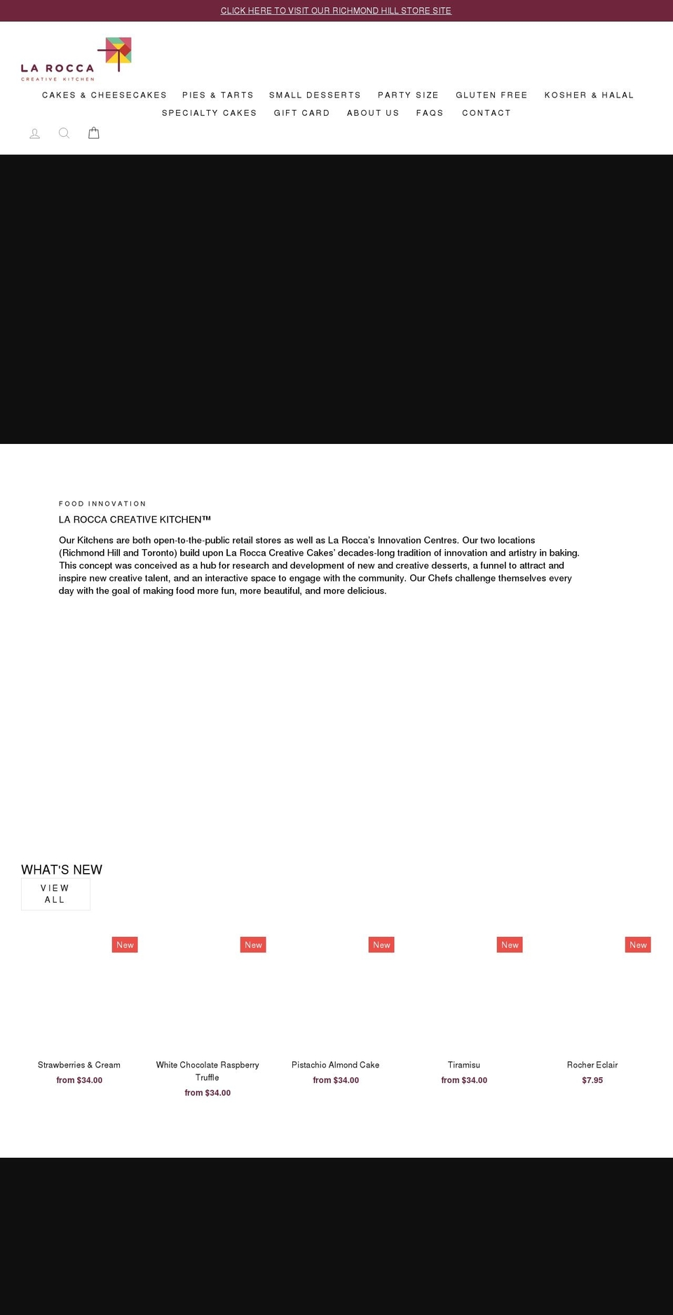 laroccatoronto.com shopify website screenshot