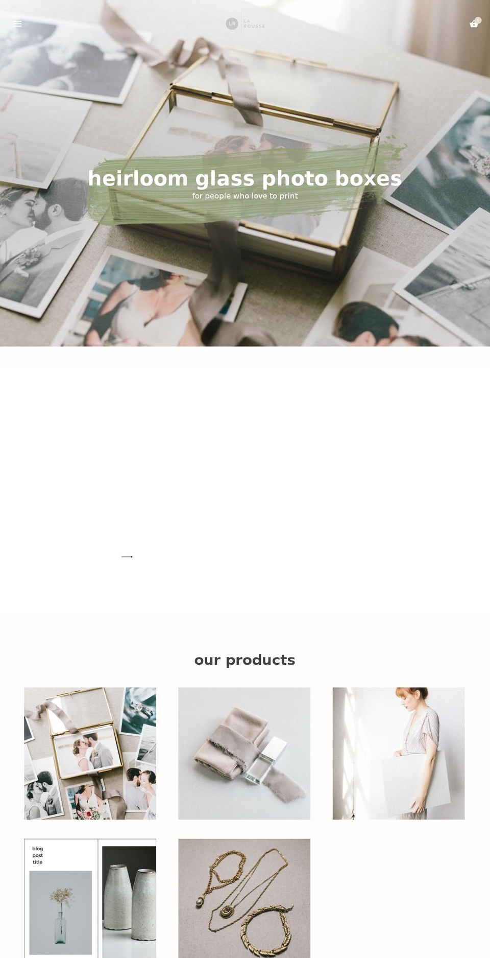 larousseshop.com shopify website screenshot