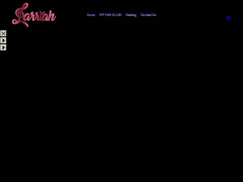 larriahjackson.com shopify website screenshot
