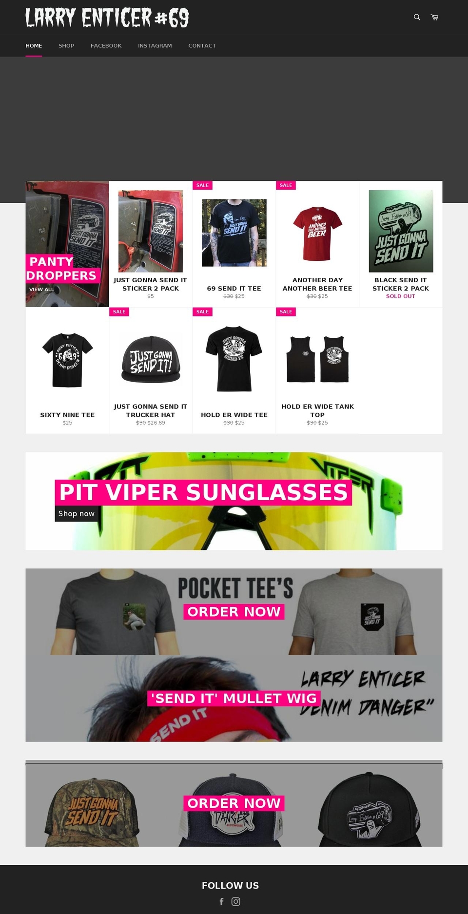 larryenticer69.com shopify website screenshot