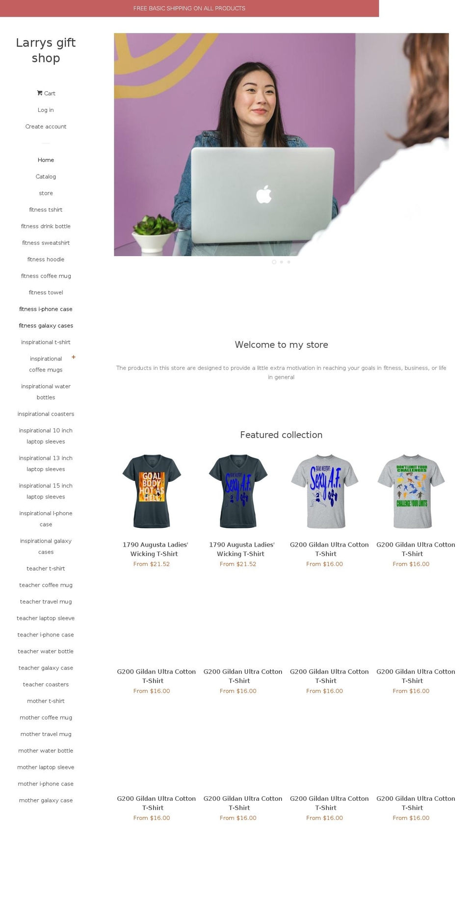larrysgiftshop.com — Shopify storefront screenshot