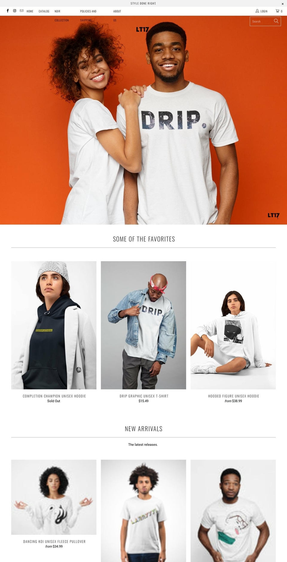 larrytaylors.com shopify website screenshot