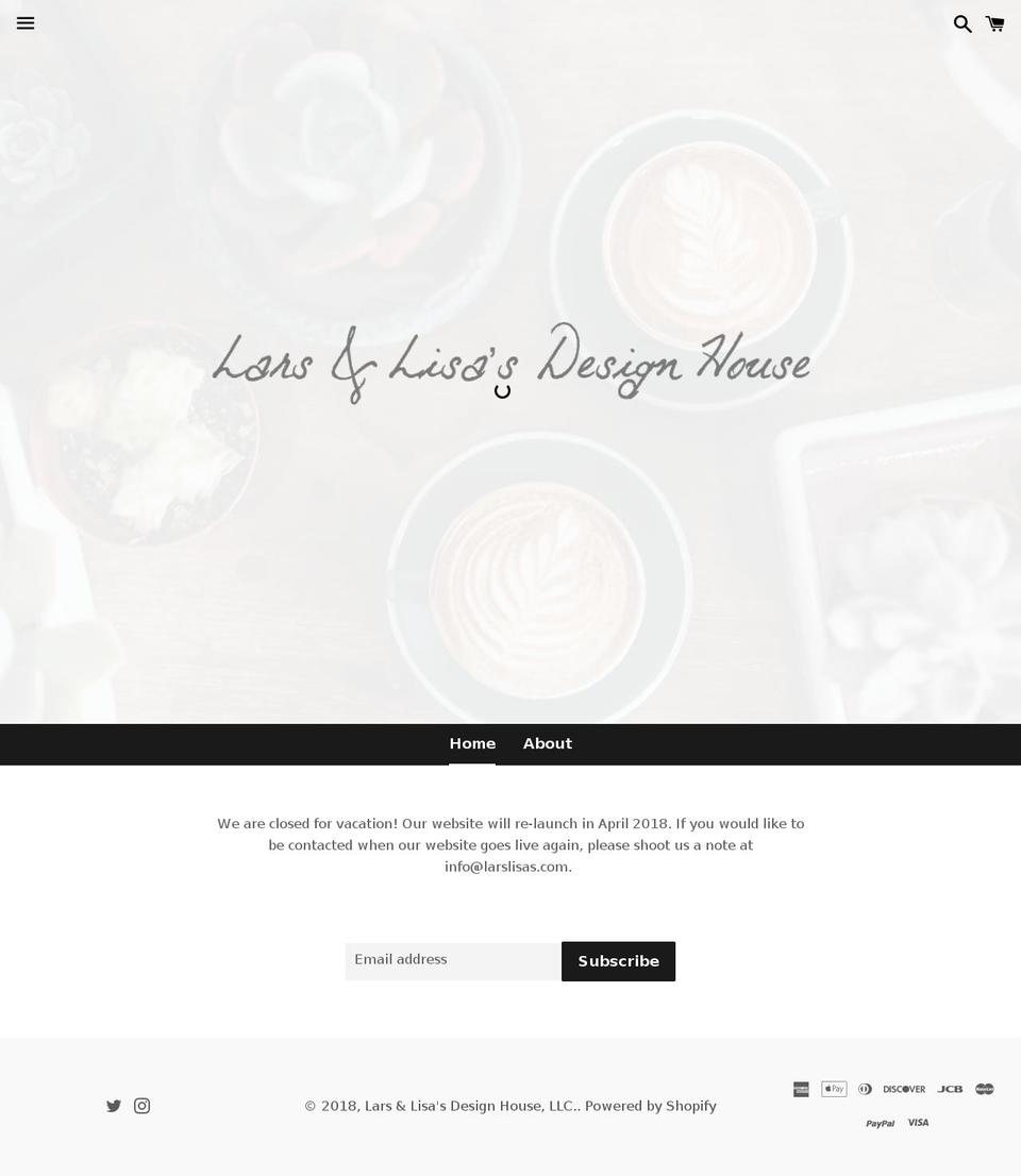 larslisas.com shopify website screenshot
