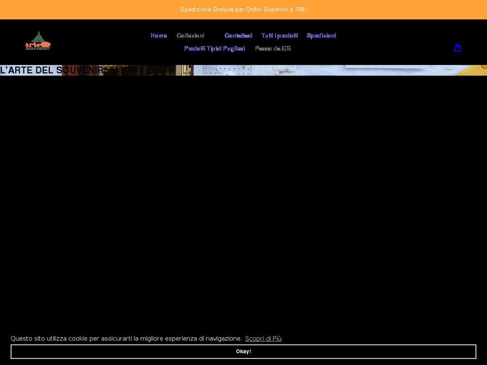 lartedelsouvenir.com shopify website screenshot