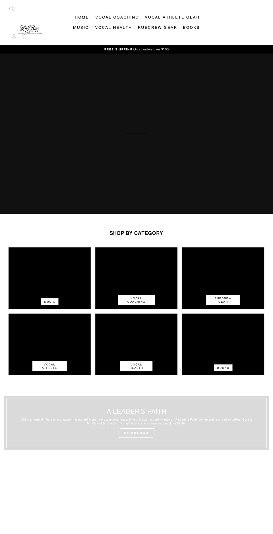 larue-ministries.myshopify.com shopify website screenshot