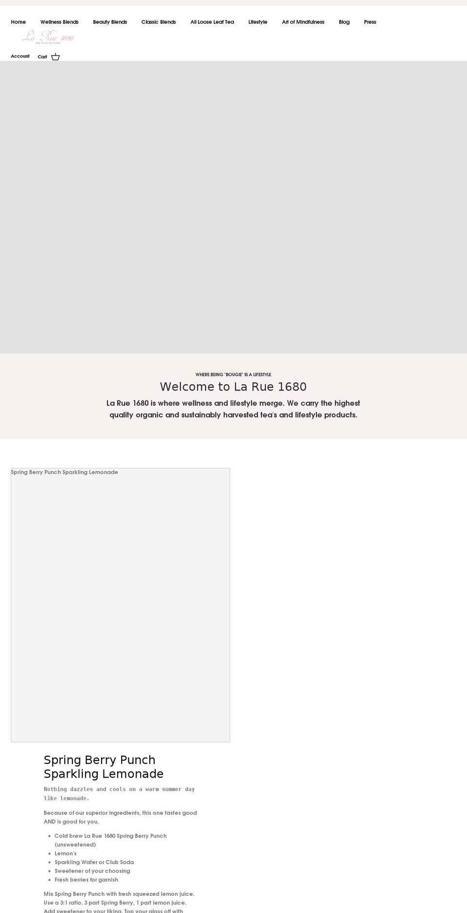 larue1680.com shopify website screenshot