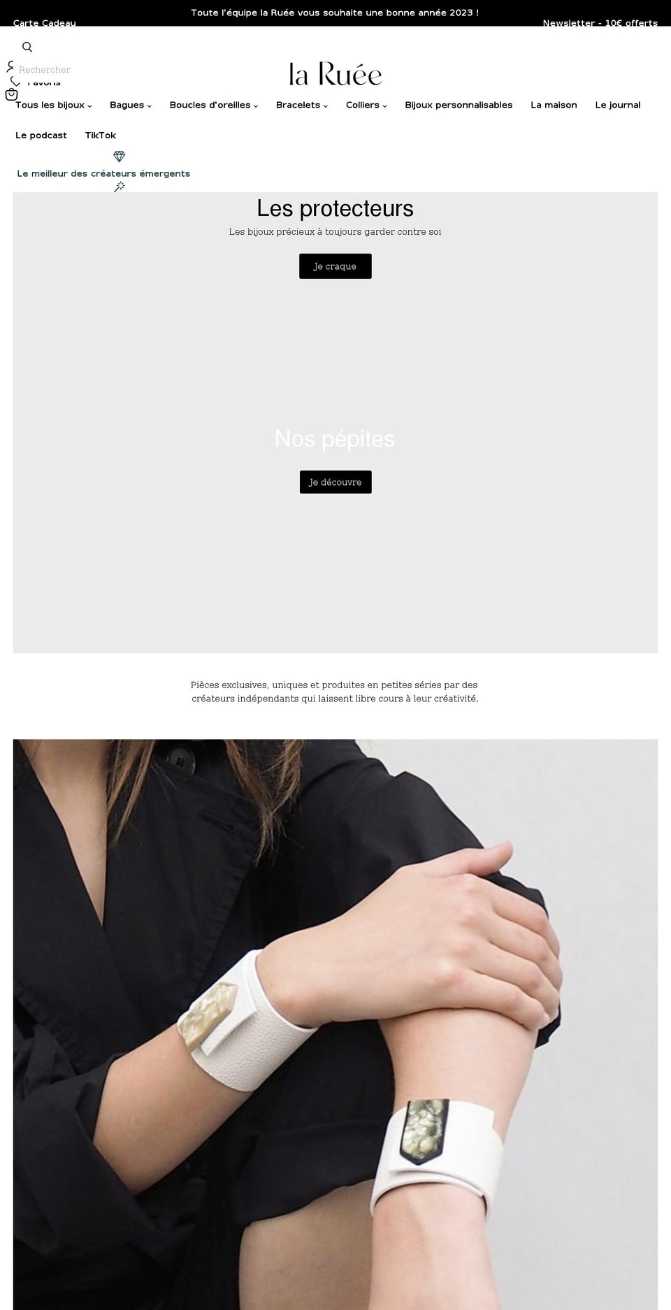 laruee.fr shopify website screenshot