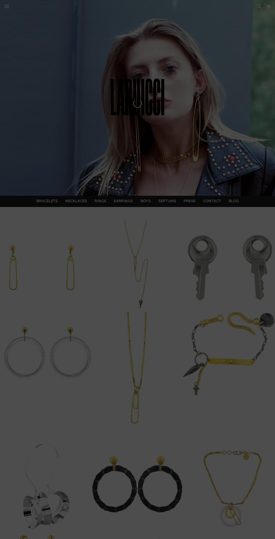 laruicci.com shopify website screenshot