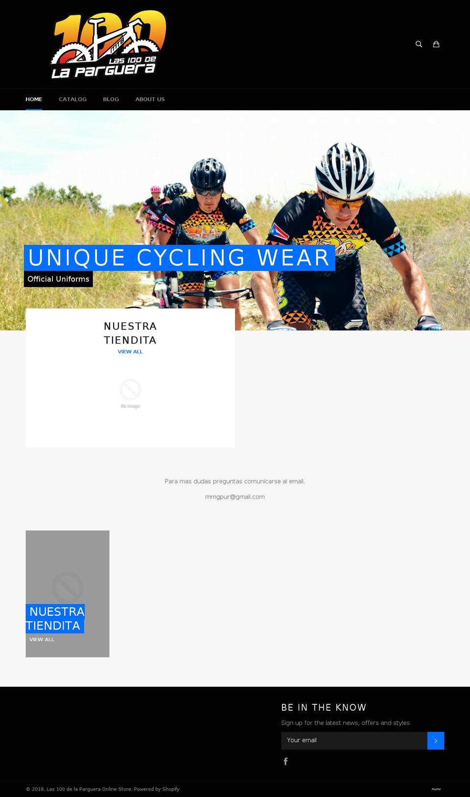 las100delaparguerastore.com — Shopify storefront screenshot