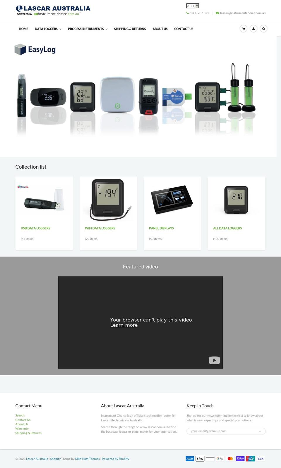 lascar.com.au shopify website screenshot
