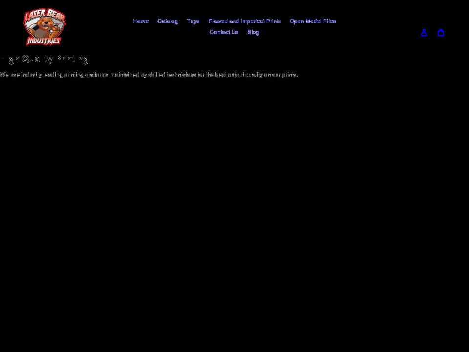 laserbear.net shopify website screenshot