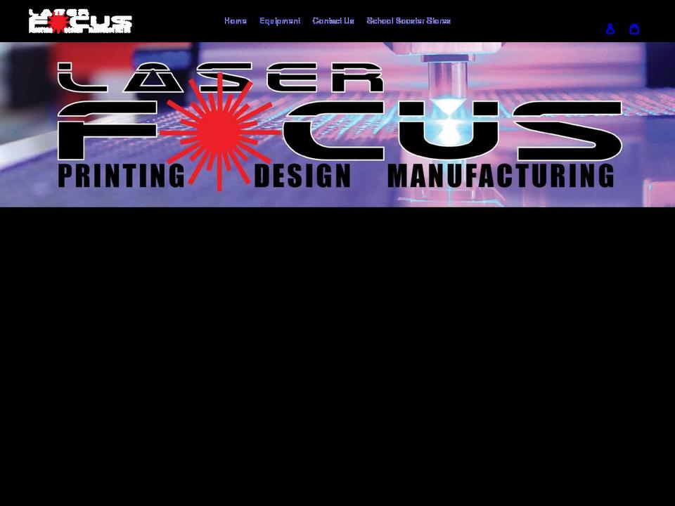 laserfocuspdm.com shopify website screenshot