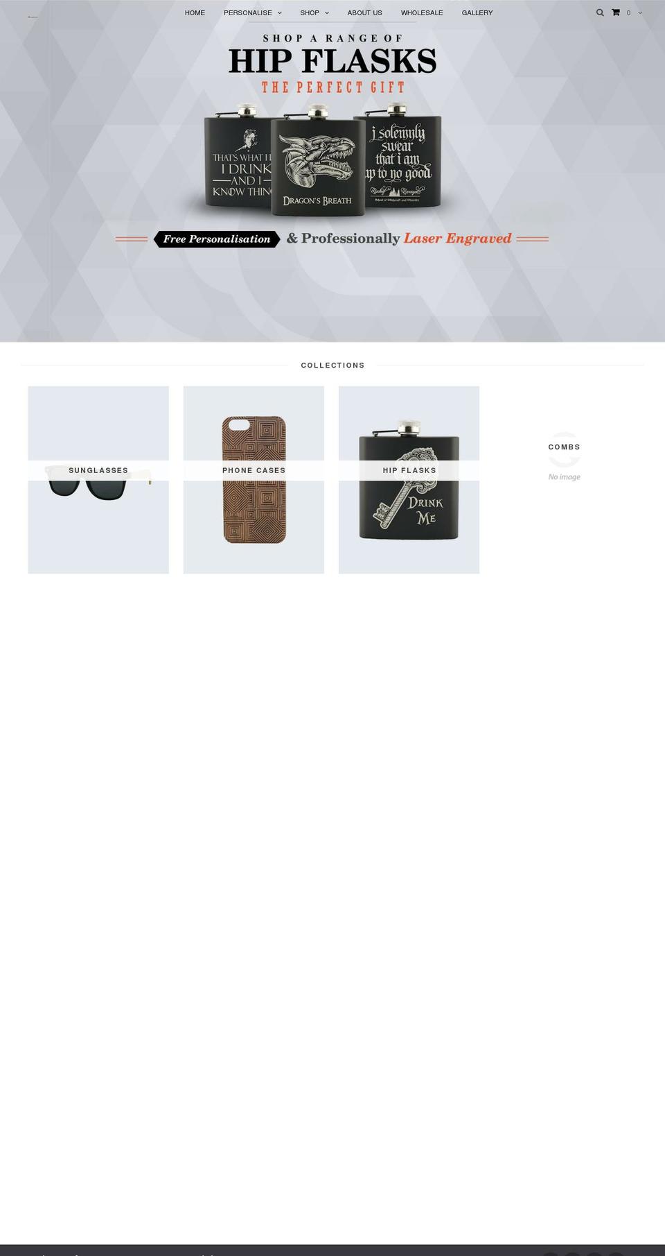 lasermade.com shopify website screenshot