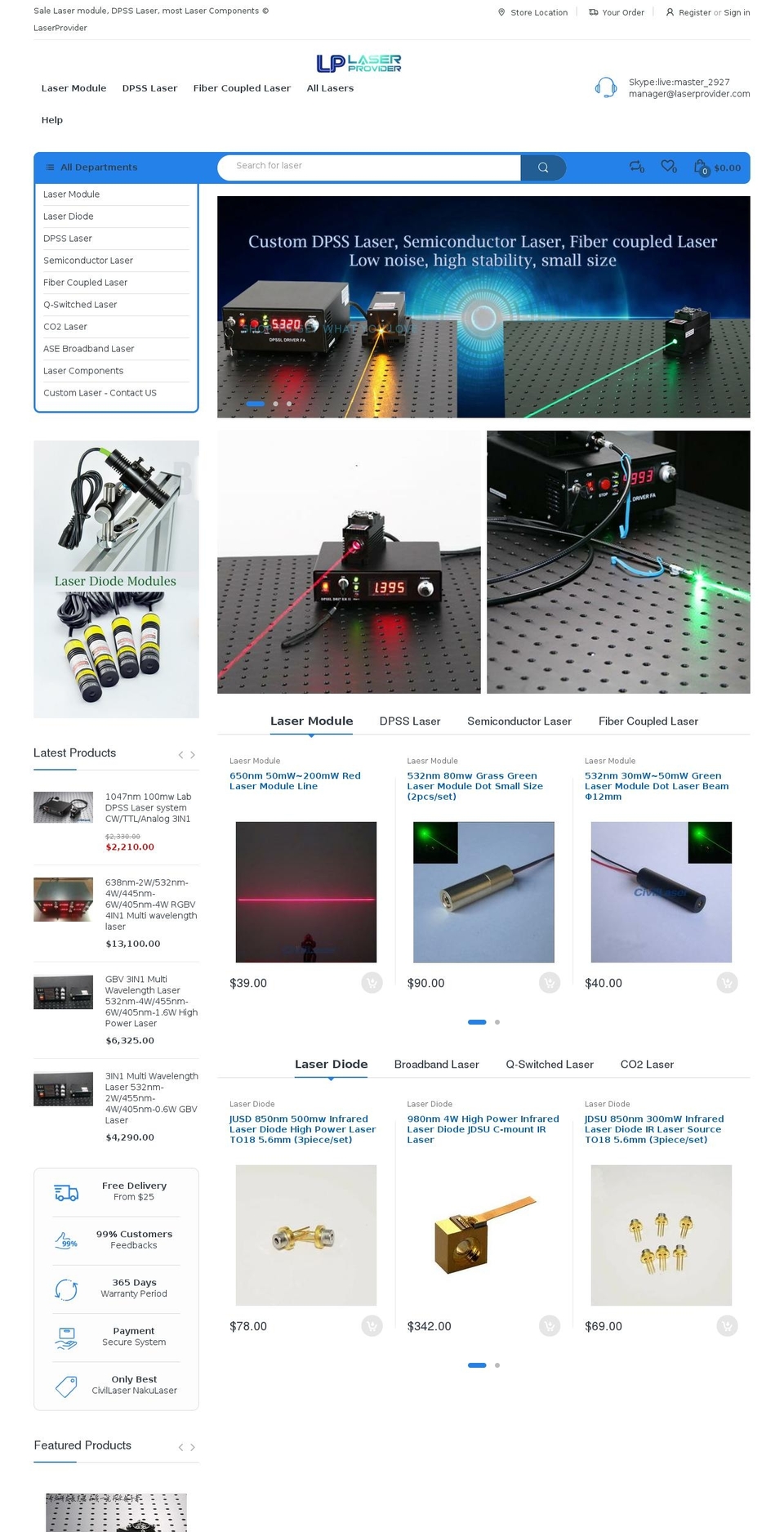 ELECTRO - GADGETS \u0026 DIGITAL RESPONSIVE SHOPIFY TH Shopify theme site example laserprovider.com