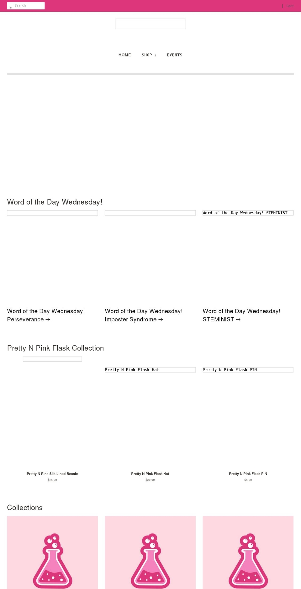 lashallcreations.com shopify website screenshot