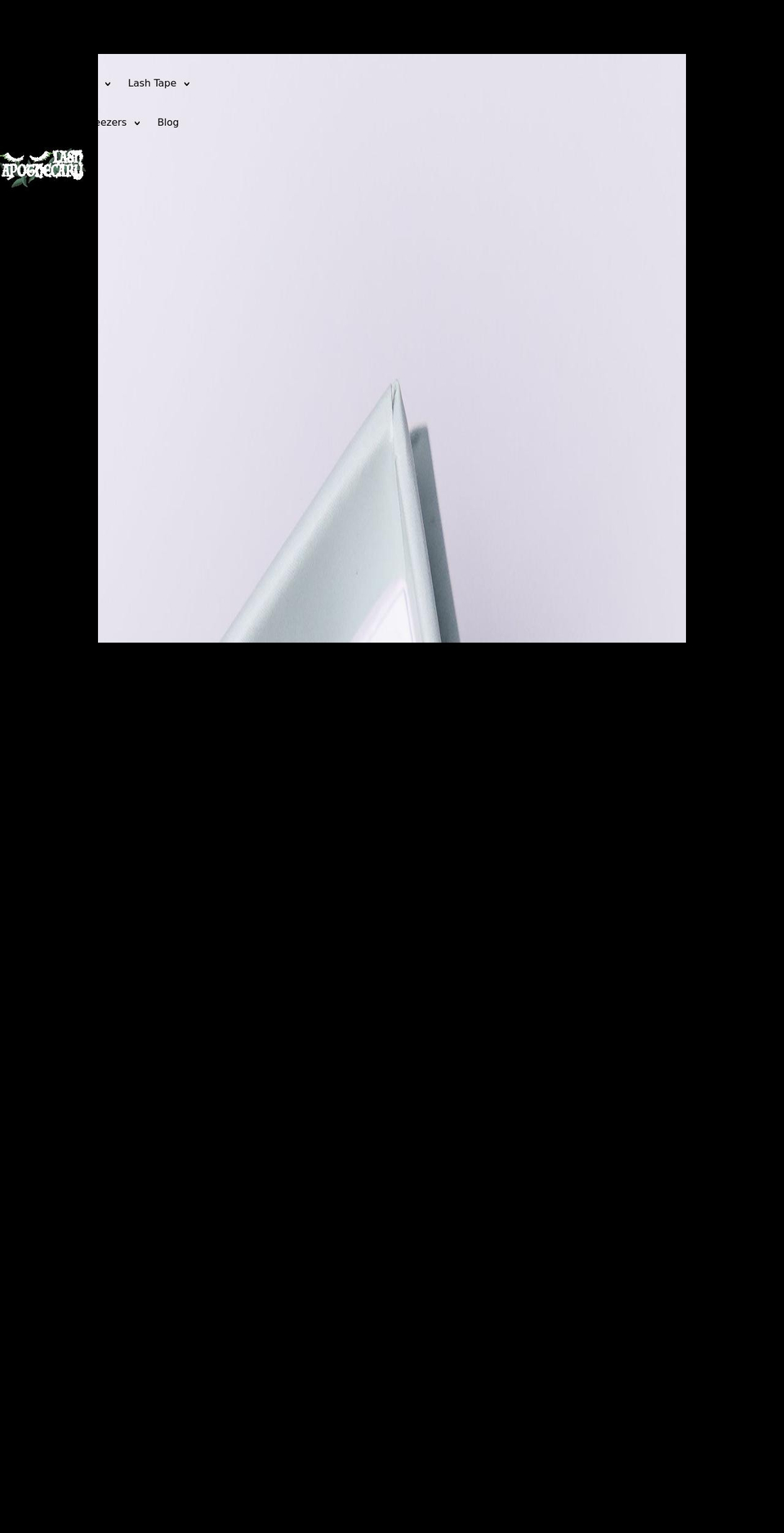 lashapothecary.com shopify website screenshot