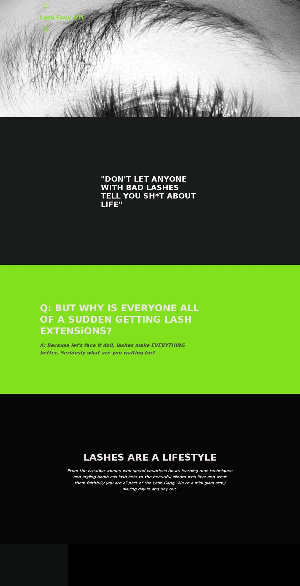 lashenvyatl.com — Shopify storefront screenshot