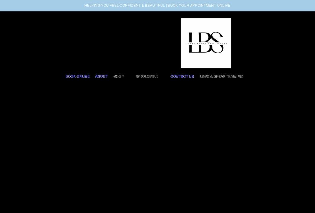 lashesbysophie.com.au shopify website screenshot