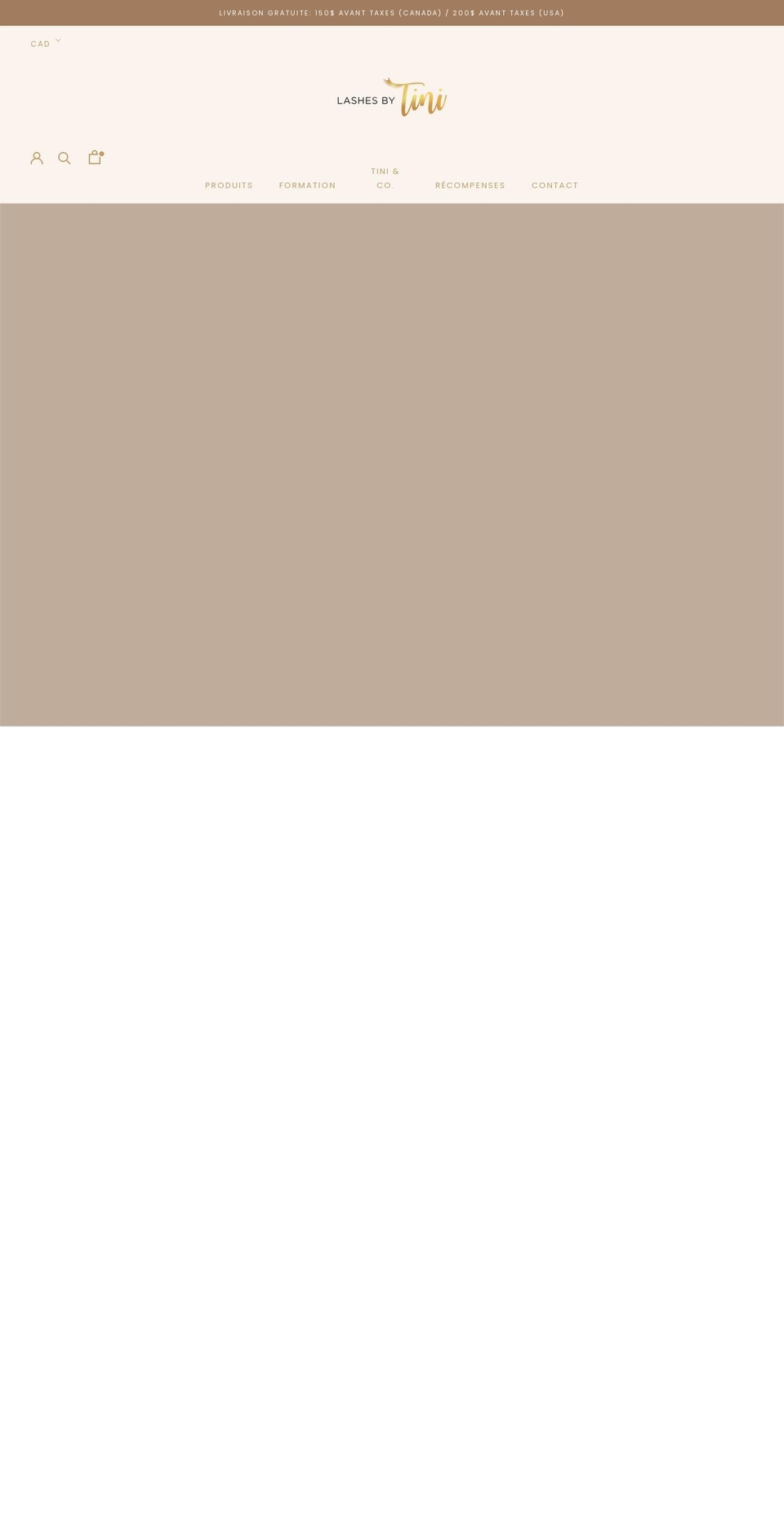 lashesbytini.com shopify website screenshot