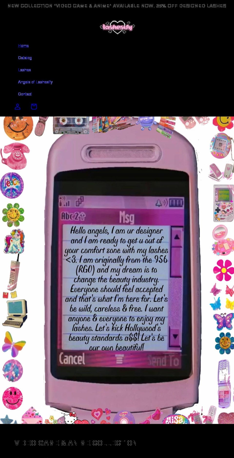 lashesify.com shopify website screenshot