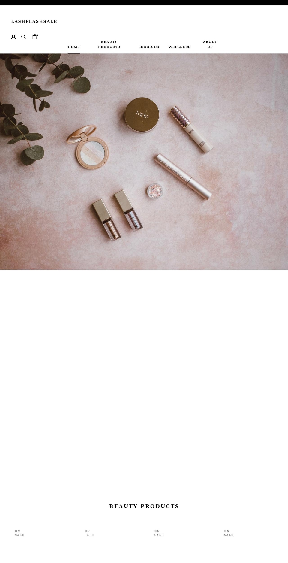 lashflashsale.com shopify website screenshot