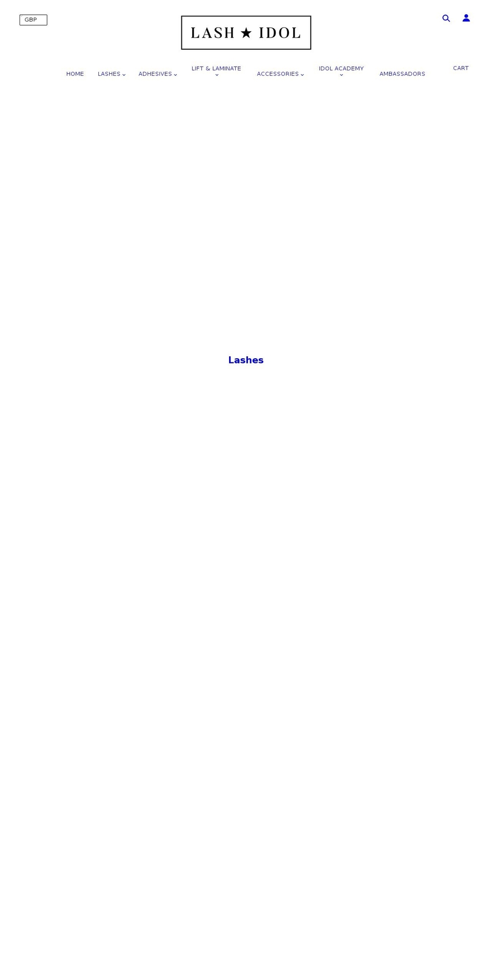 lashidol.co.uk shopify website screenshot