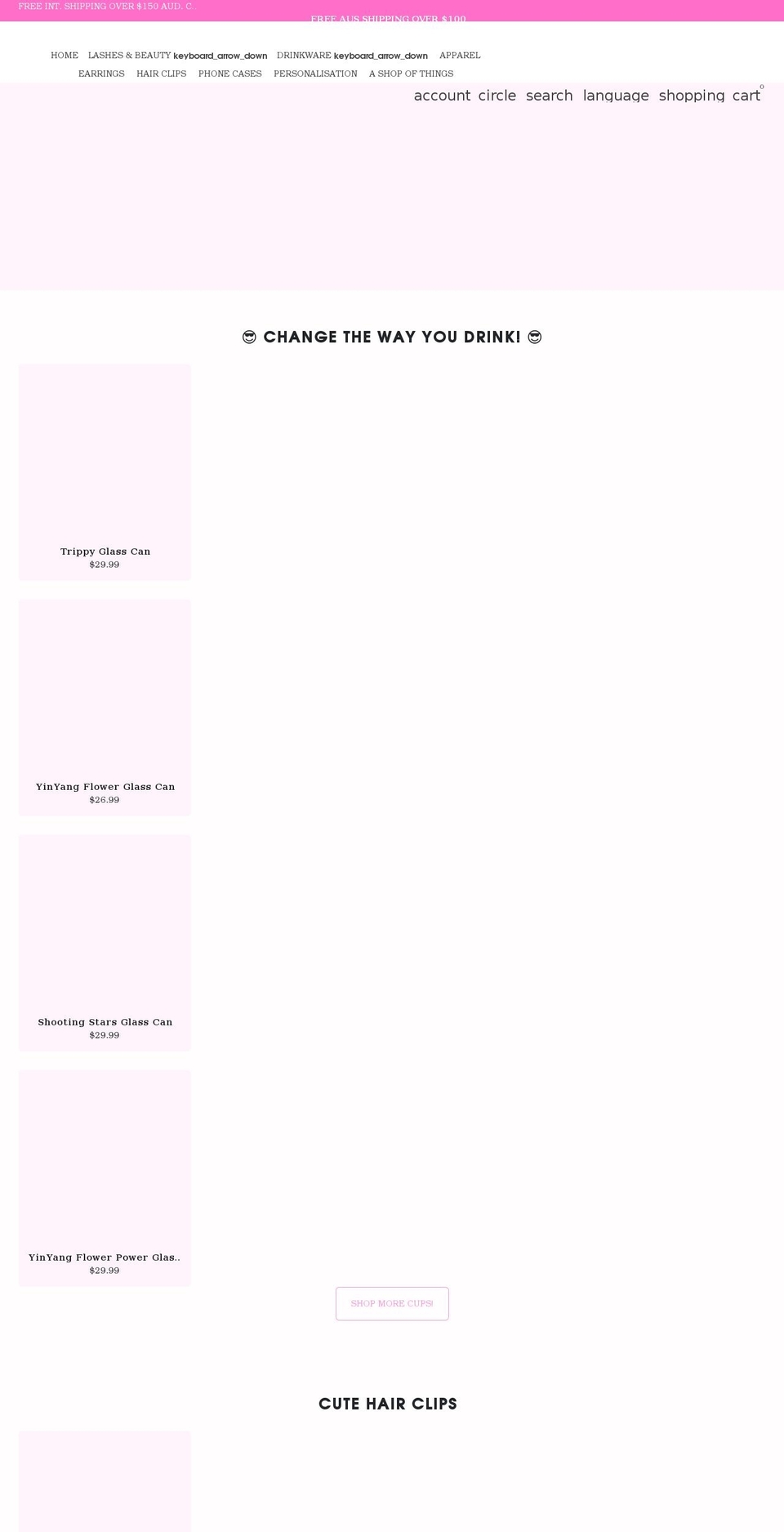 lashlifeau.com — Shopify storefront screenshot
