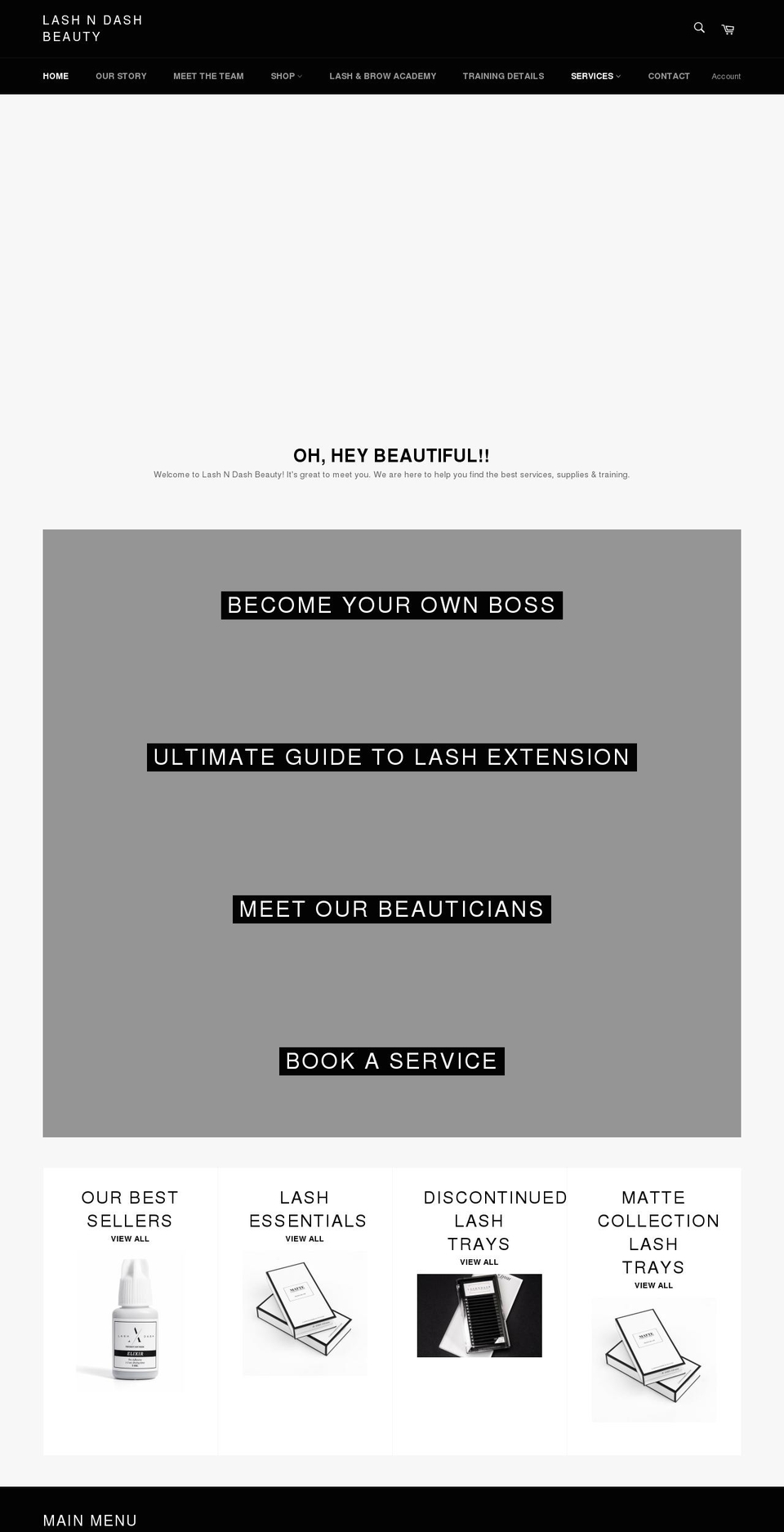 lashndashbeauty.com shopify website screenshot