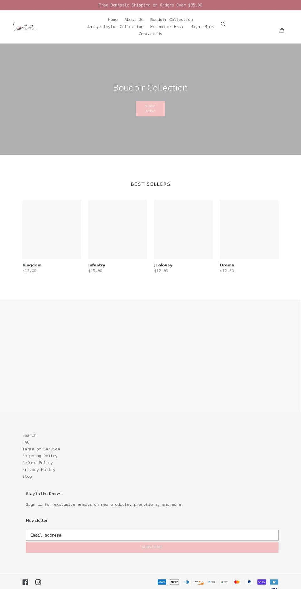 lashteist.com shopify website screenshot