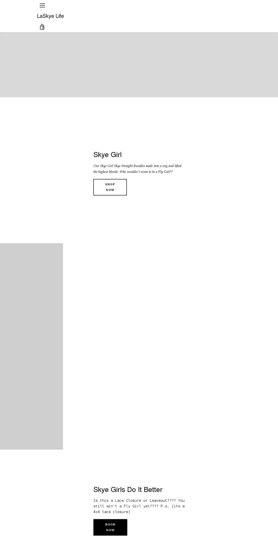 laskyelife.com shopify website screenshot