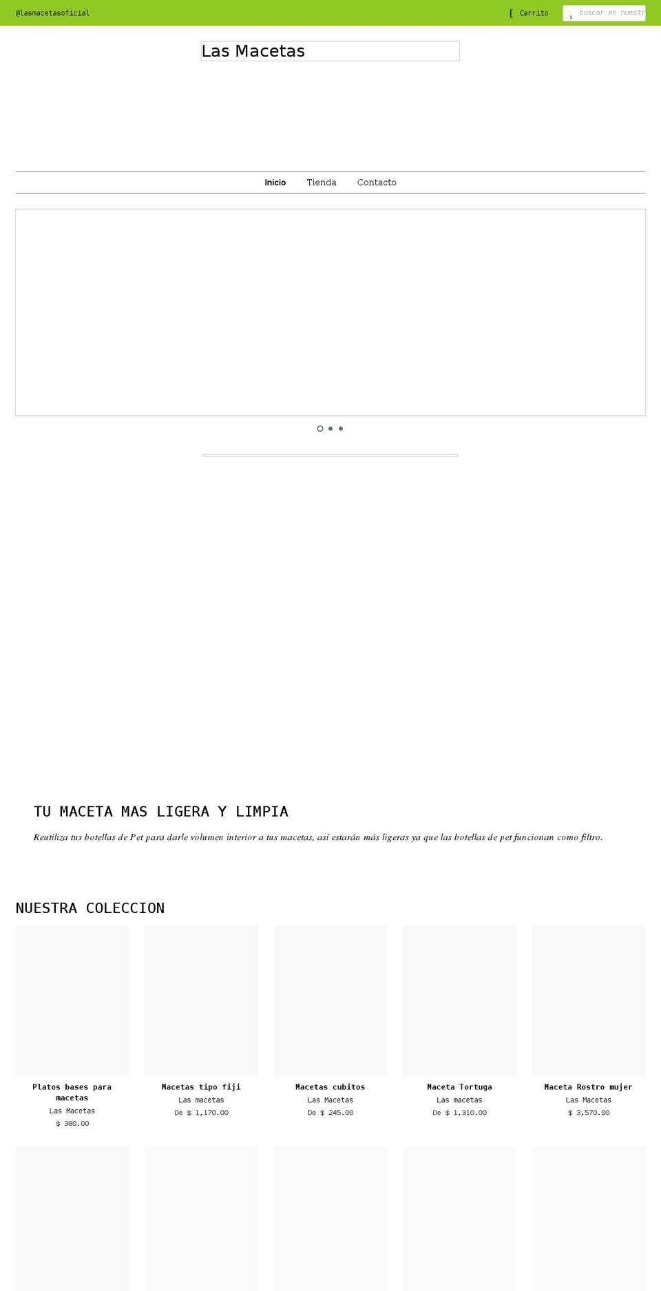 lasmacetas.com shopify website screenshot