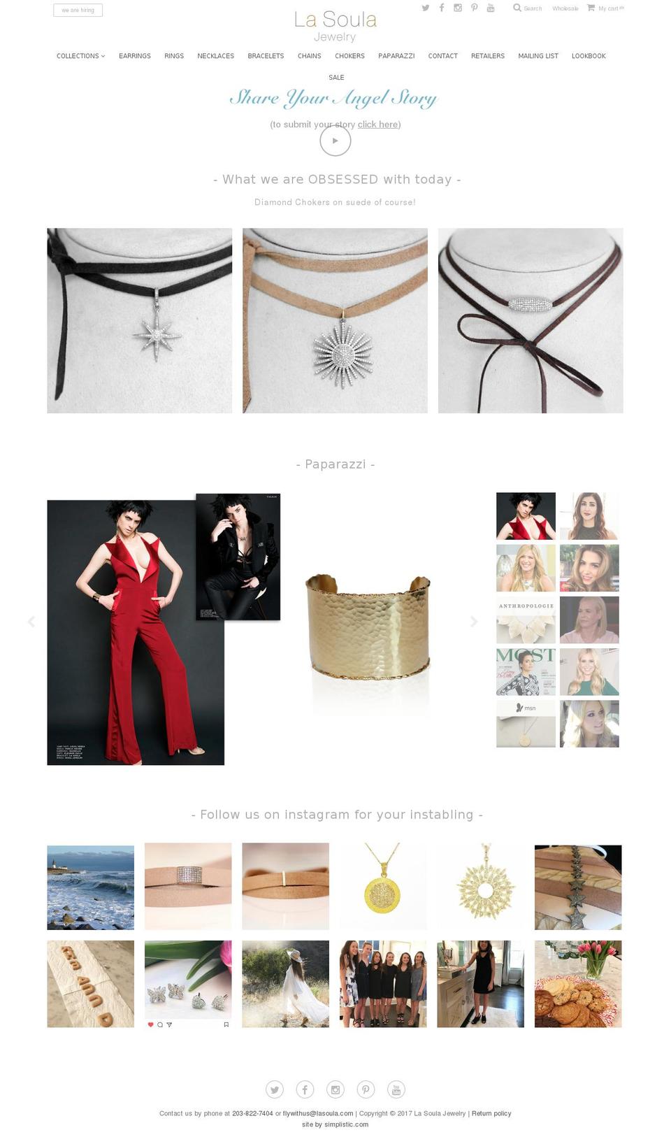 lasoula.com shopify website screenshot