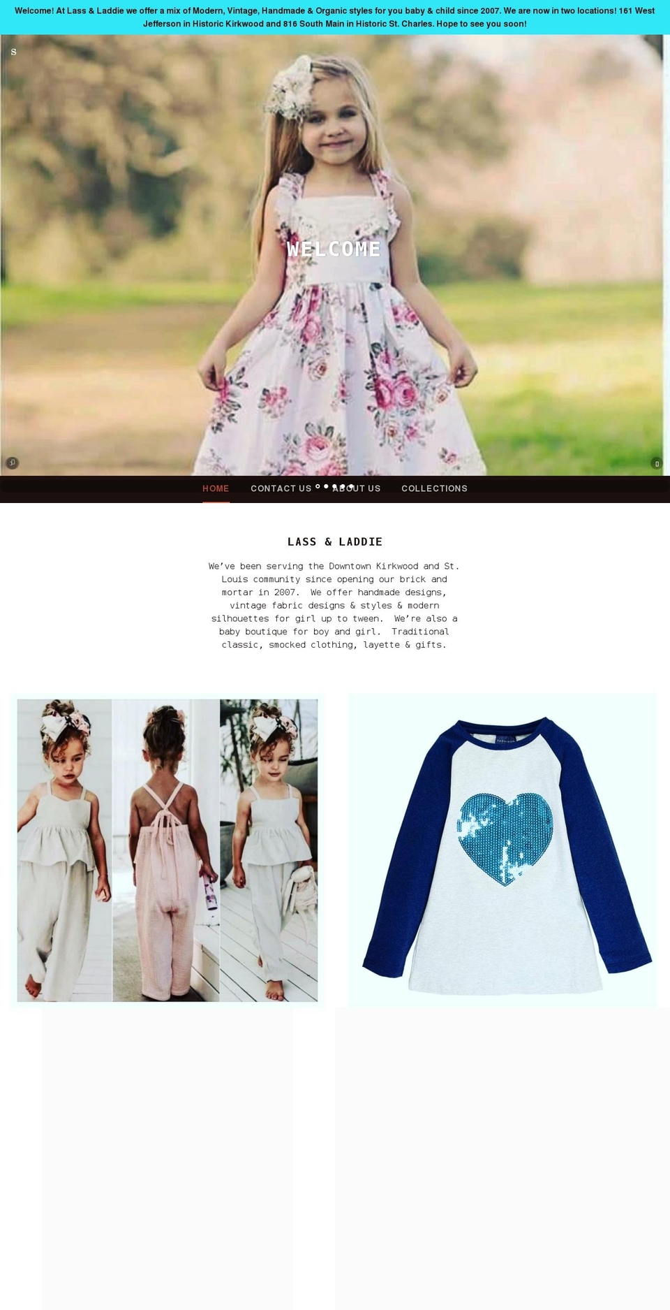 lassandladdie.com shopify website screenshot