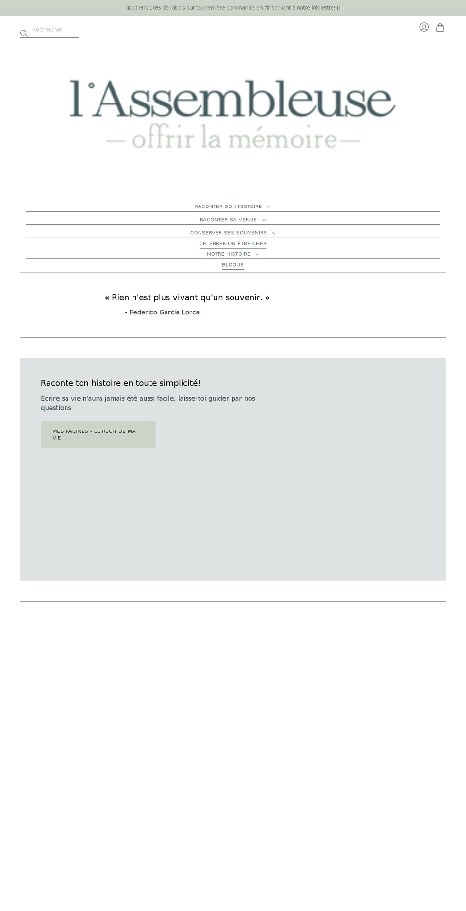 lassembleuse.com shopify website screenshot