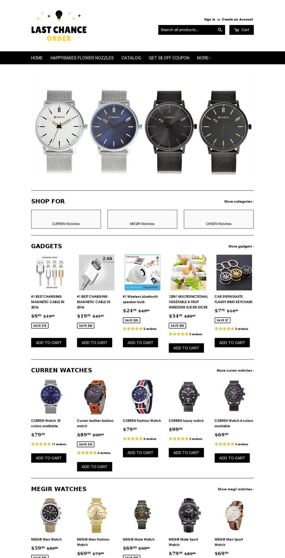lastchanceorder.com shopify website screenshot