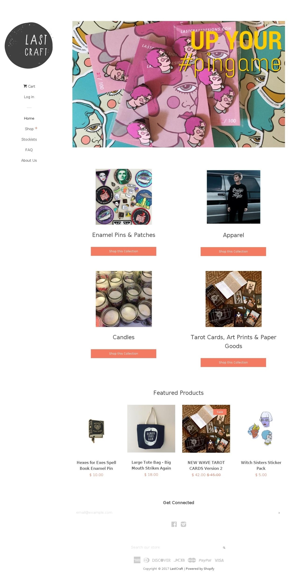 lastcraftdesigns.com shopify website screenshot