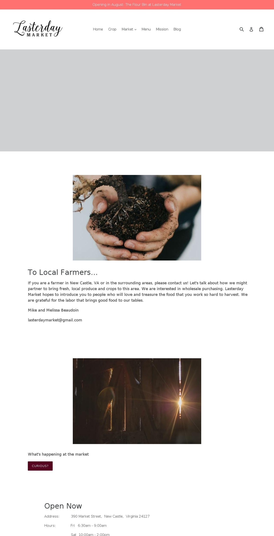 lasterdaymarket.com shopify website screenshot