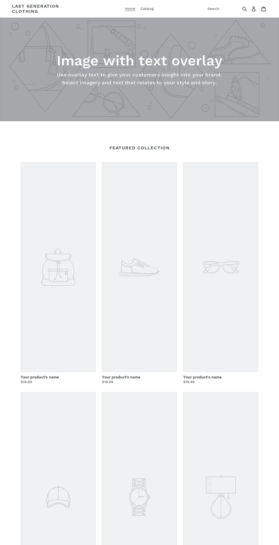 lastgenerationclothing.com shopify website screenshot