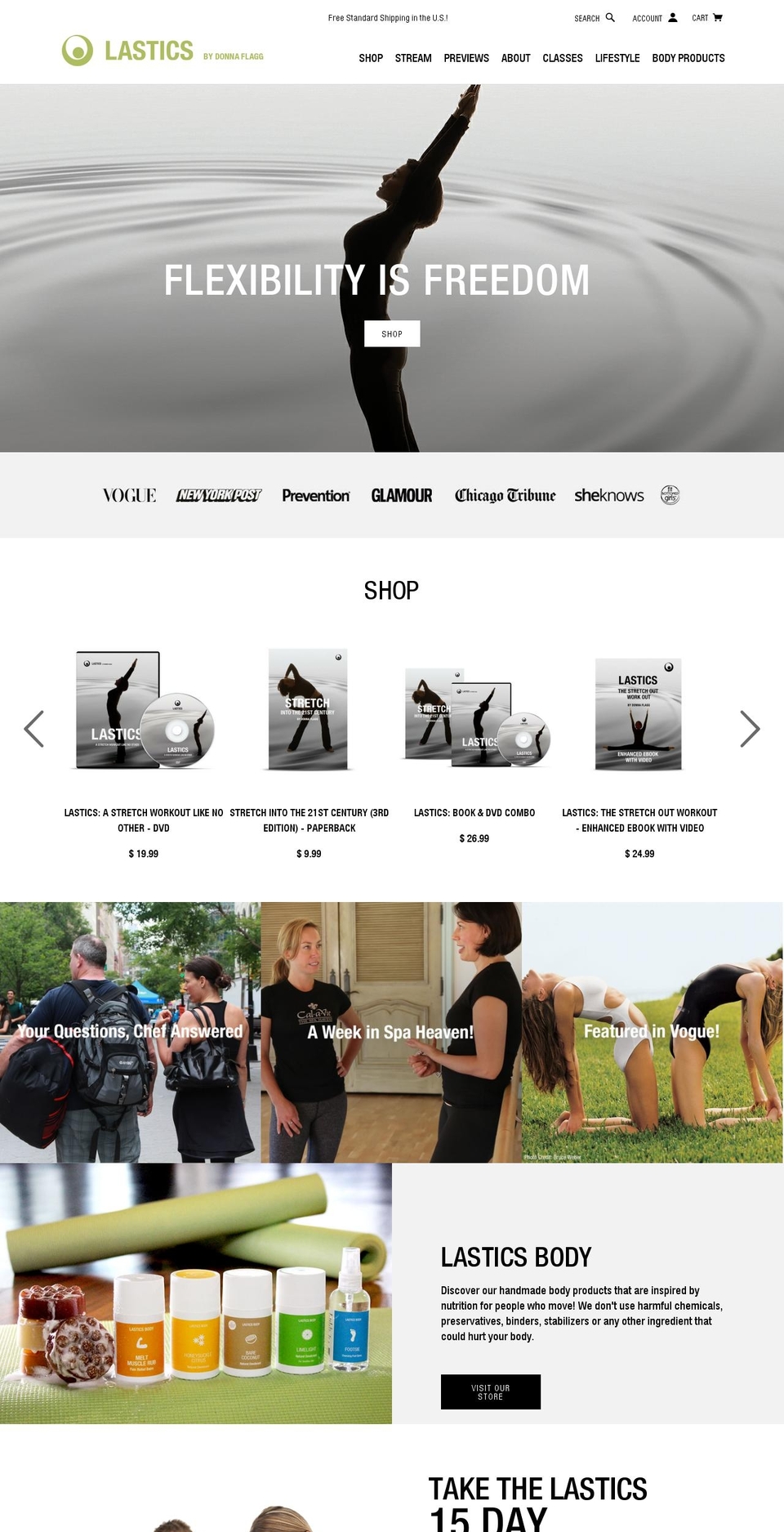 lastics.com shopify website screenshot