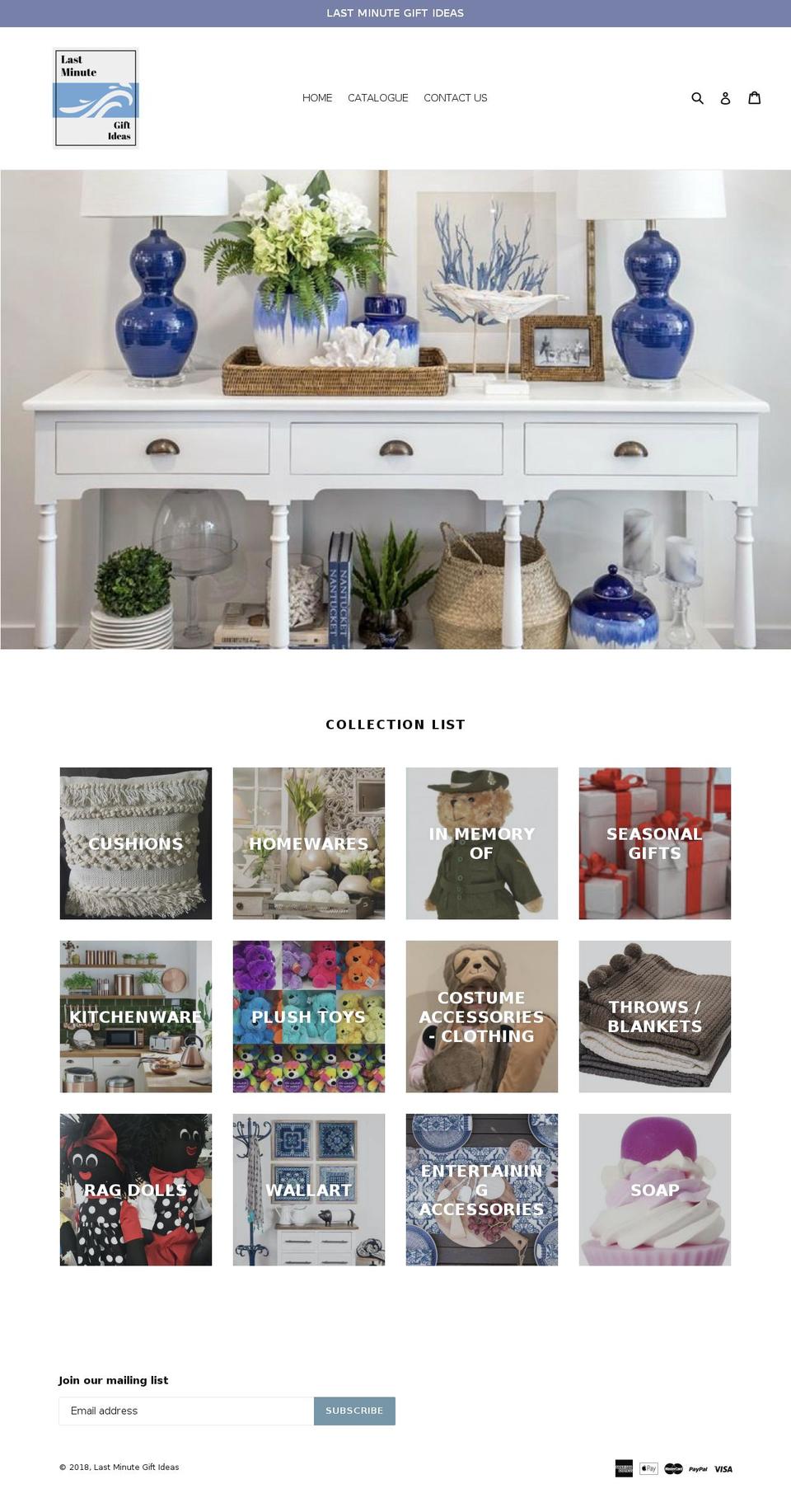 lastminutegiftideas.net shopify website screenshot