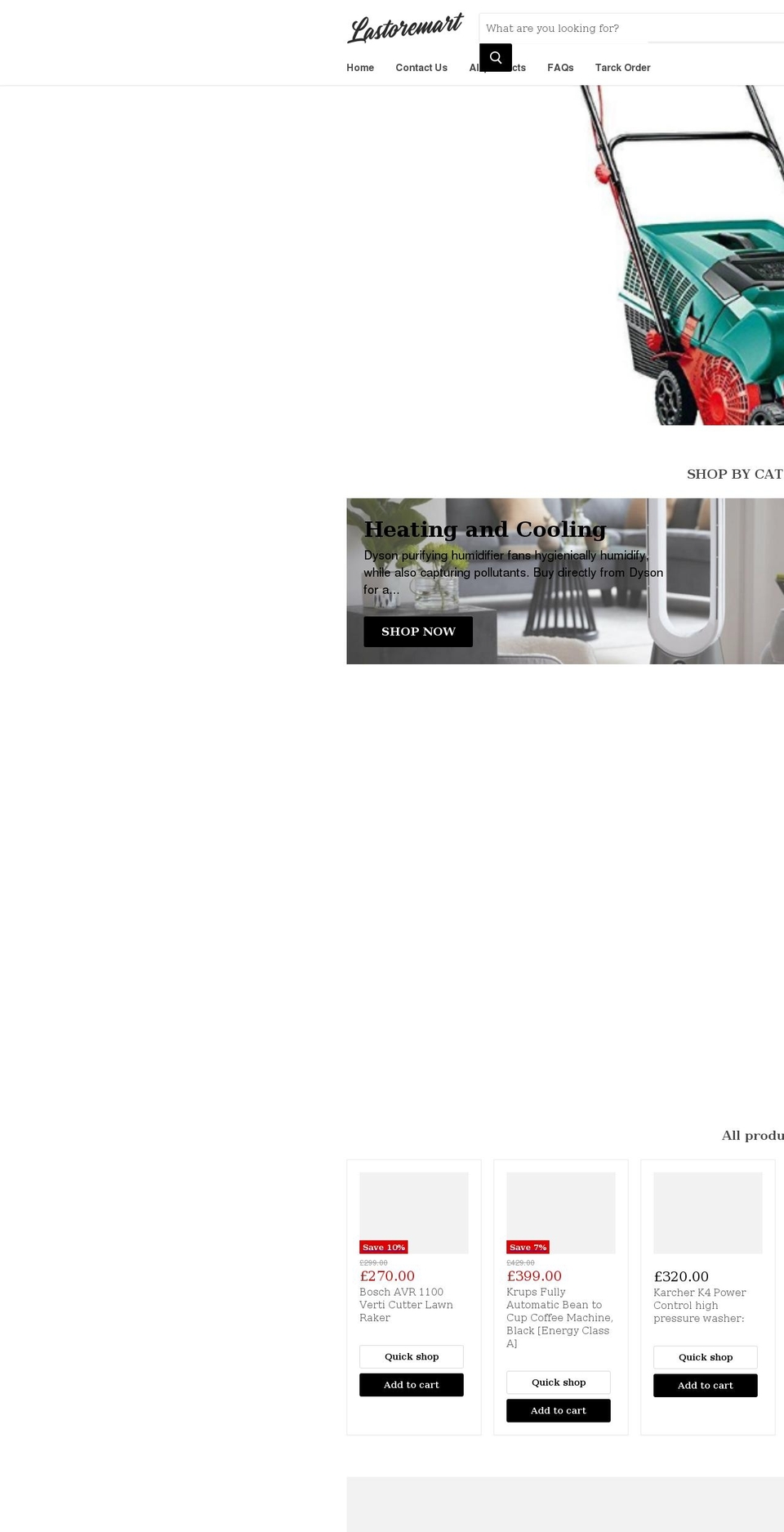 lastoremart.com shopify website screenshot